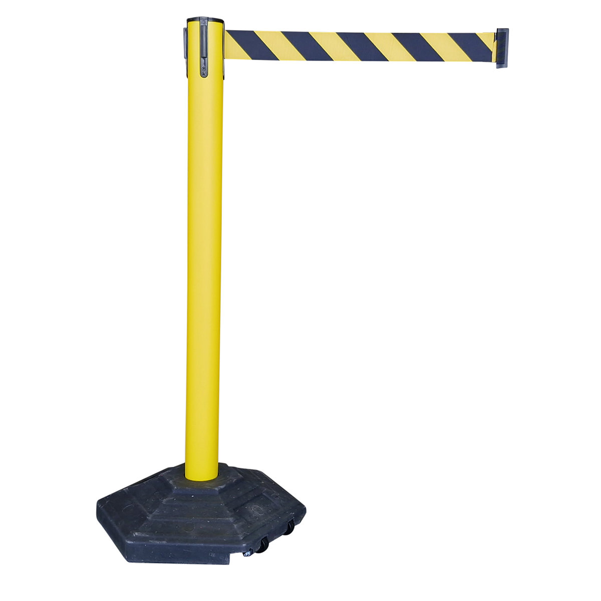 Mobile Post Belt Barrier